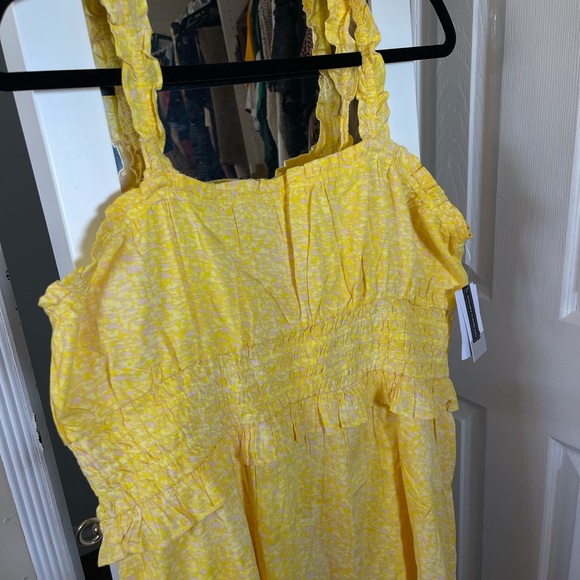 Pink Yellow dress, BP Nordstrom XL - Picture 2 of 4